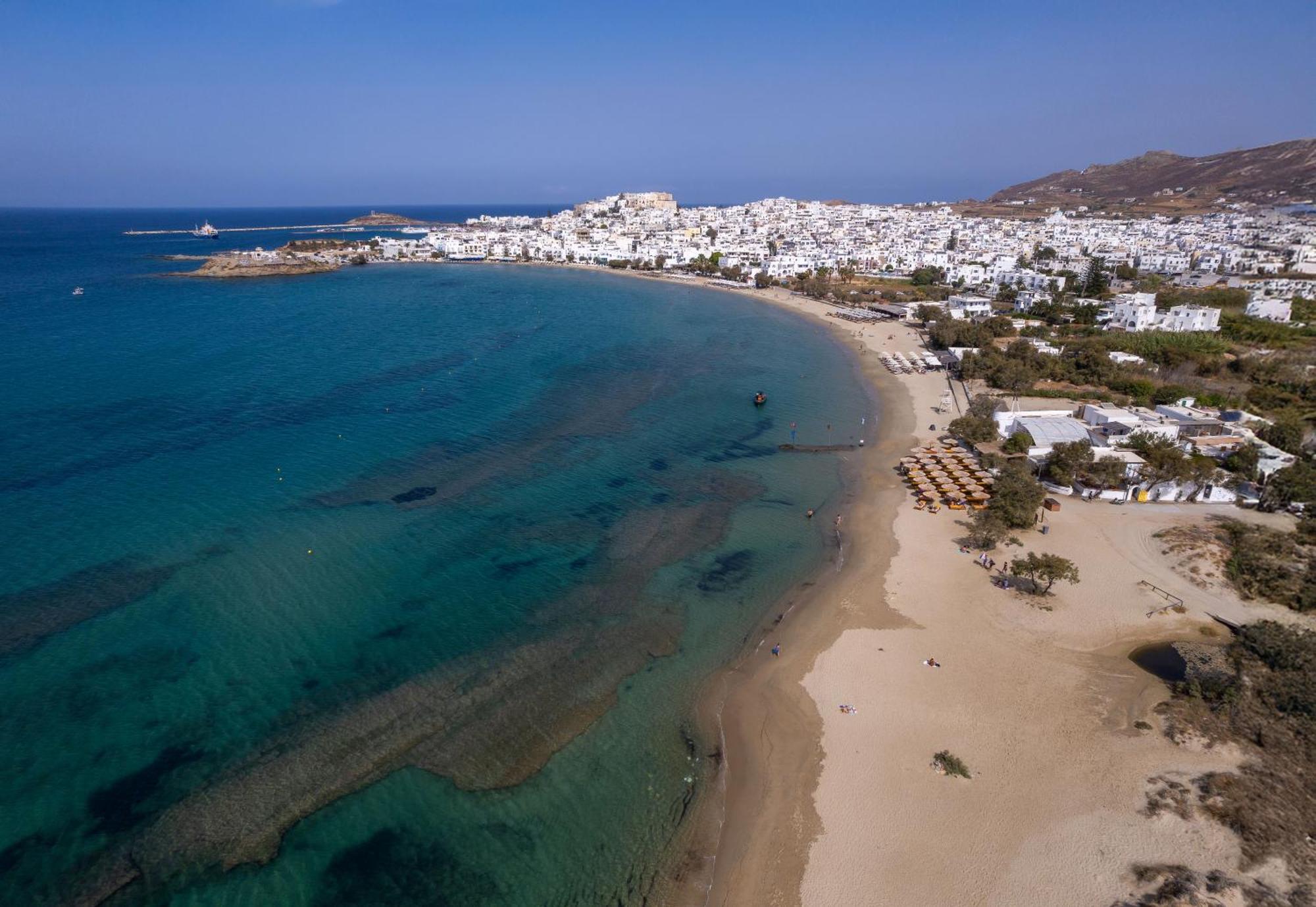 Flisvos Beach Apartments Naxos City Экстерьер фото