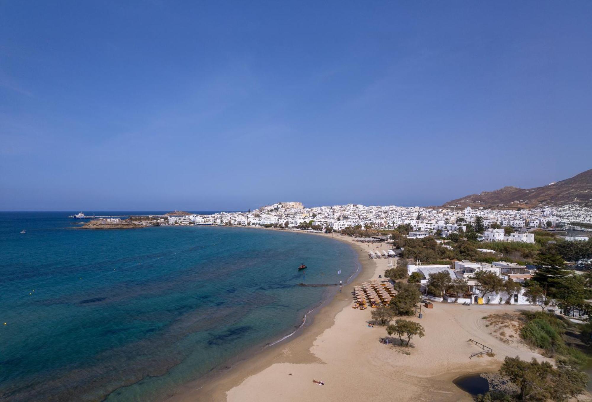 Flisvos Beach Apartments Naxos City Экстерьер фото