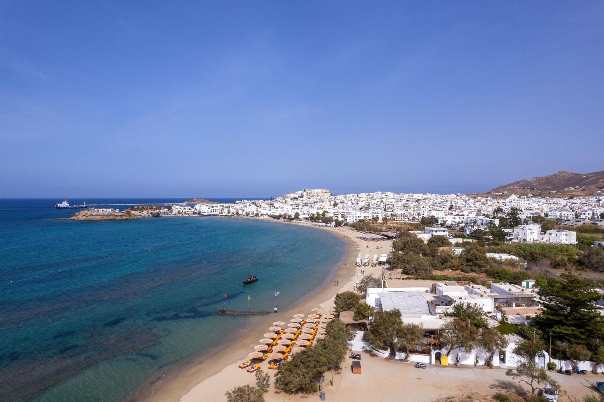 Flisvos Beach Apartments Naxos City Экстерьер фото